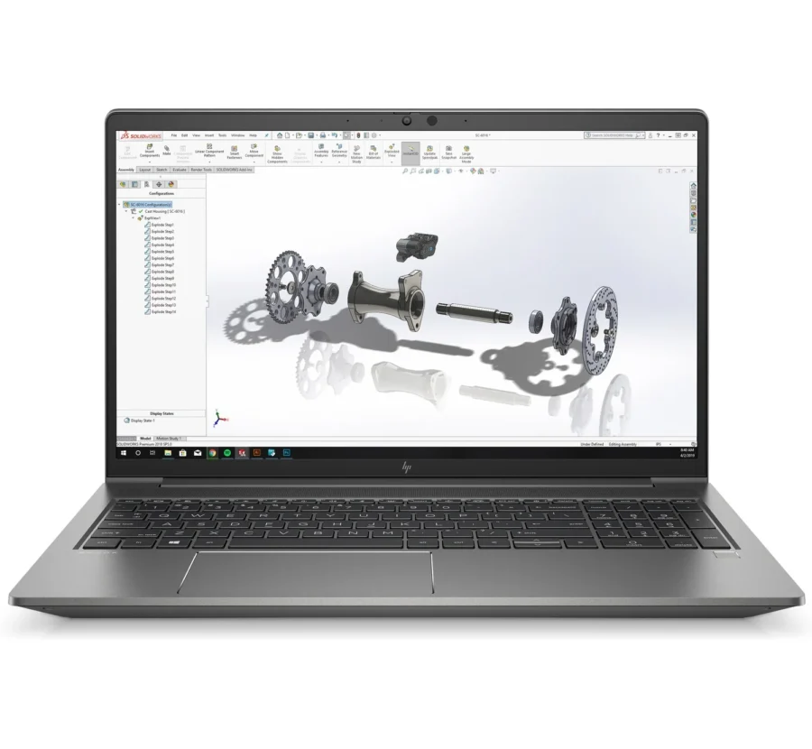 hp Zbook Power G7 core i7 10850H T2000 nvidia 4gb